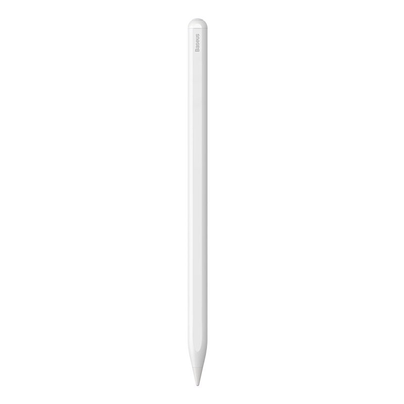 Baseus Smooth Writing 2 Series Wireless Charging Stylus, White (Active Wireless Version with active pen tip) – P80015803213-00- 1 Year Warranty