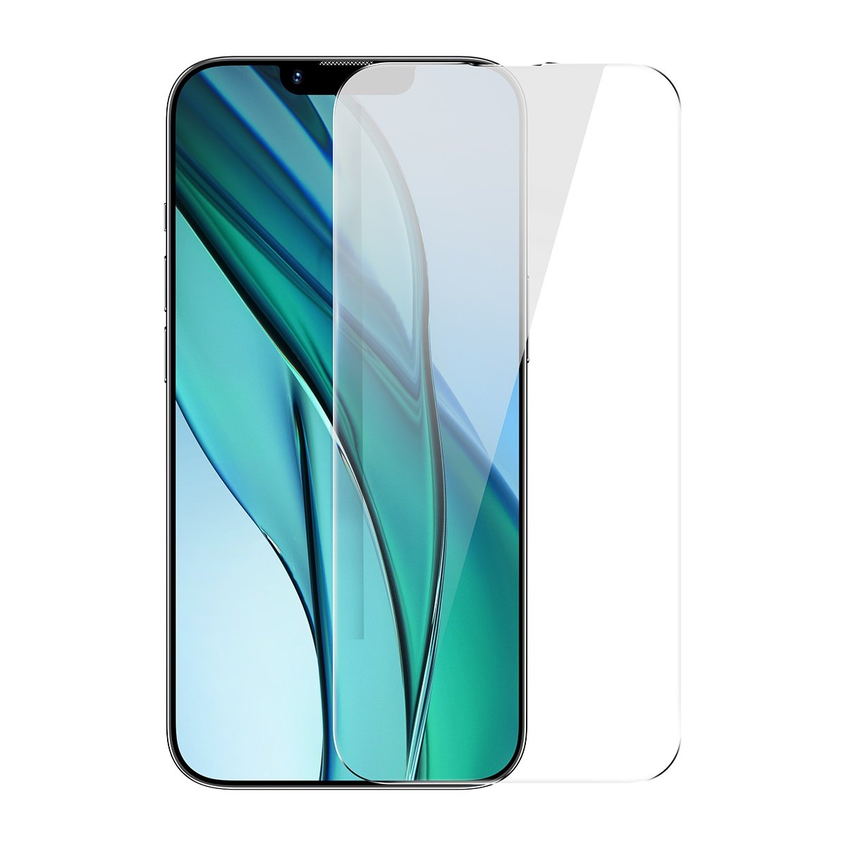 Baseus iPhone 14 6.1-inch All-glass Tempered Glass Film 0.3mm Transparent (2 Tempered Set )