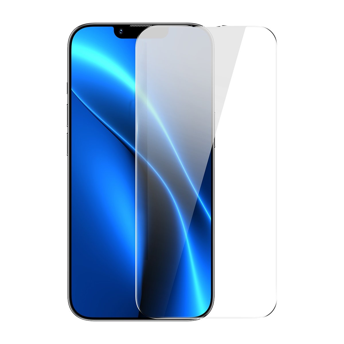 Baseus iPhone 14 Plus 6.7-inch All-glass Tempered Glass Film 0.3mm Transparent (2 Tempered Set )- SGBL070202