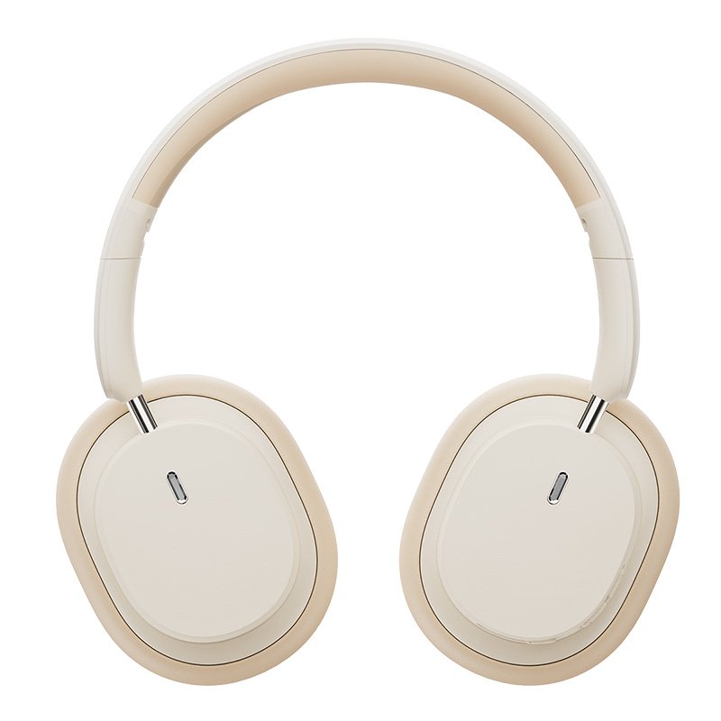Baseus Bowie D05 Wireless Headphones Noice Reduction 70Hr Battery Creamy-white – NGTD020202- 1 Year Warranty