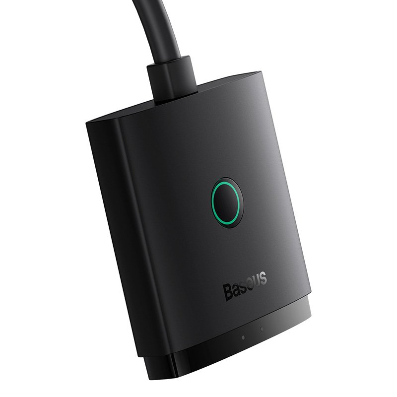 Baseus AirJoy Series 2-in-1 Bidirectional HDMI Switch – 1m HDMI Cable Cluster Black- 1 Year Warranty – 1 Year Warranty