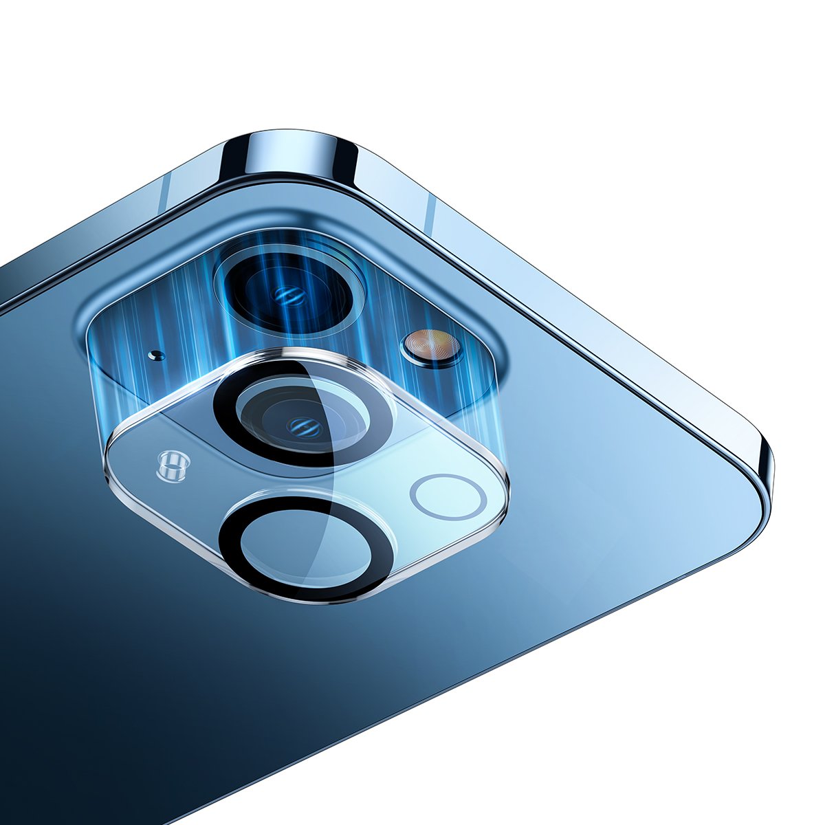 Baseus iPhone 14 /14 Plus Lens Film Full-coverage 0.3mm Transparent ( 2 Lens Sets)- SGQK000702