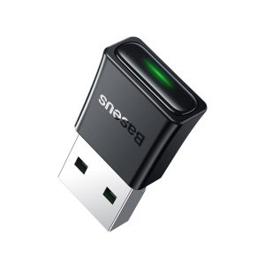 Baseus BA07 Bluetooth 5.3 Adapter Black – ZJBA010001 – 1 Year Warranty
