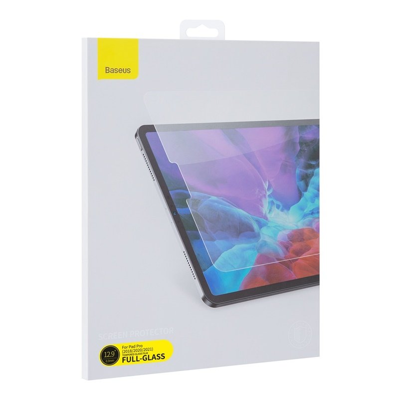 Baseus iPad Pro 12.9inch 2018/2020/2021 0.3mm Full-glass Tempered Glass Film Transparent – SGBL021202