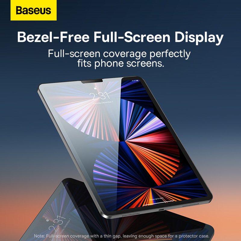 Baseus iPad Pro 12.9inch 2018/2020/2021 0.3mm Full-glass Tempered Glass Film Transparent – SGBL021202