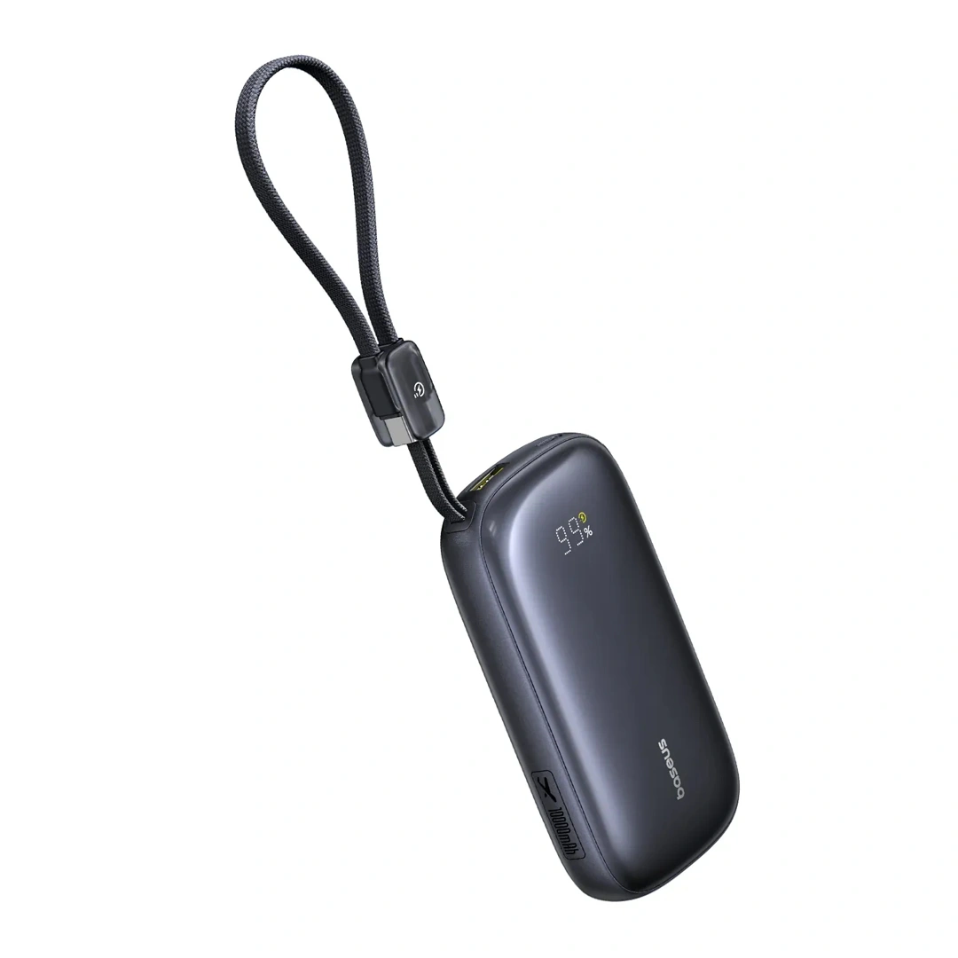 Baseus 10000 mAh 45W EnerFill FC21 “QPow 3 Ultra” Power Bank – (Cosmic Black) – 1 Year Warranty