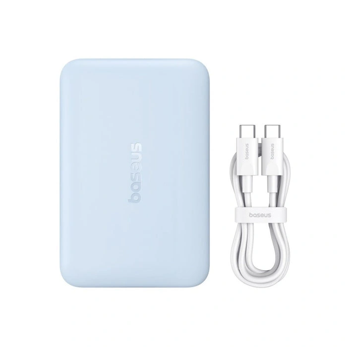 Baseus 10000mAh 22.5W EnerFill FM11 Ultra-Mini Magnetic Power Bank – Galaxy Blue