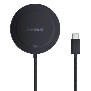 Baseus 15W Simple Mini4 Magnetic Wireless Charging Stand Qi2 Universal – Cosmic Black- 1 Year Warranty