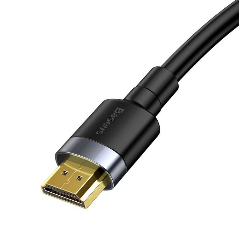 Baseus 1M 4K Cafule HDMI Cable Black – CADKLF-E01- 1 Year Warranty