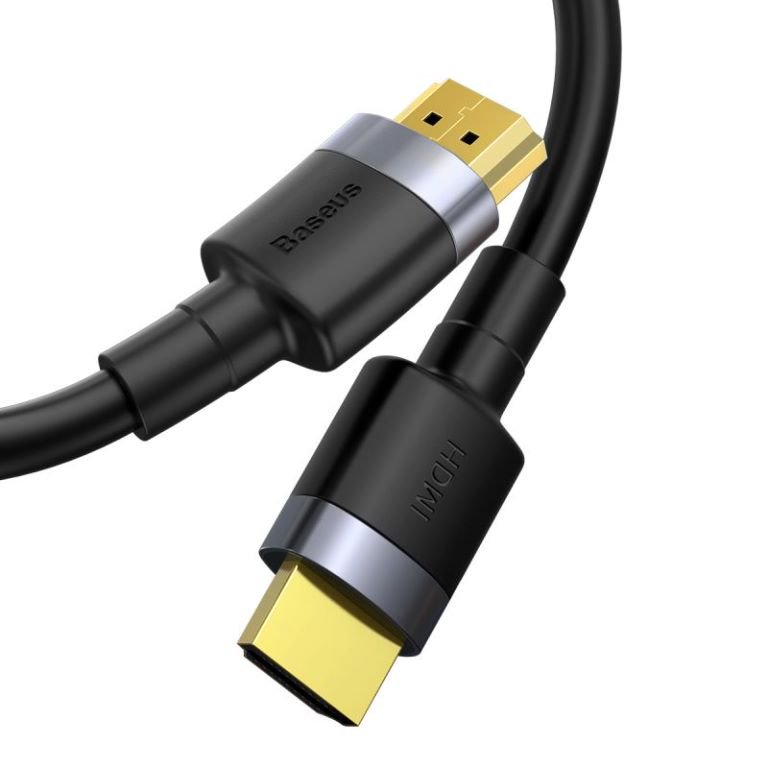 Baseus 1M 4K Cafule HDMI Cable Black – CADKLF-E01- 1 Year Warranty