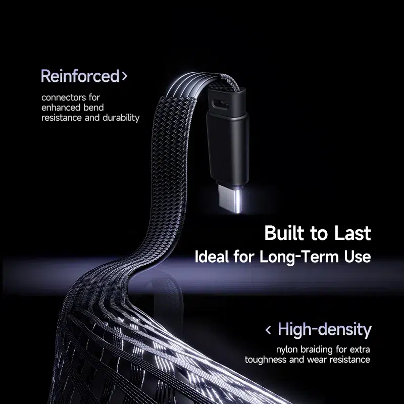 Baseus 2m 100W MVP 3 USB-C to USB-C Fast Charging Cable Cosmic Black – (1 Year Warranty)