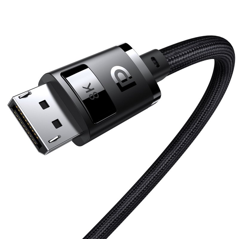 Baseus 5m DP 8K to DP 8K High Definition Series Adapter Cable Cluster Black – B00633706111-04- 1 Year Warranty