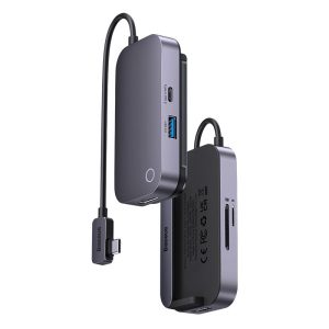 Baseus 6-Port PadJoy Type-C HUB Adapter – 1 Year Warranty
