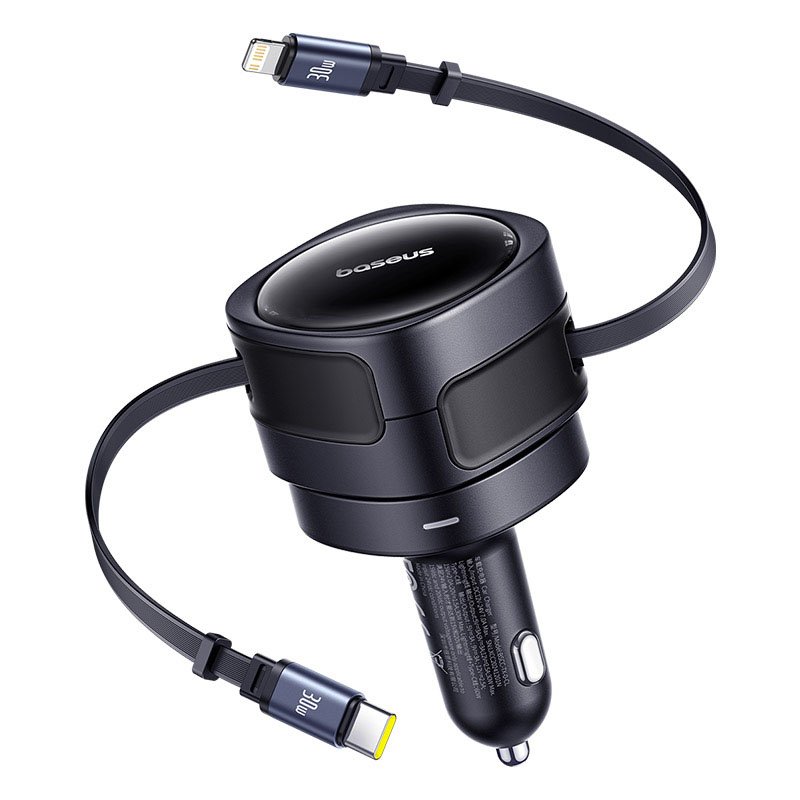 Baseus 60W Enjoyment Max Car Charger – 1 Year Warranty