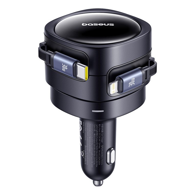 Baseus 60W Enjoyment Max Car Charger – 1 Year Warranty