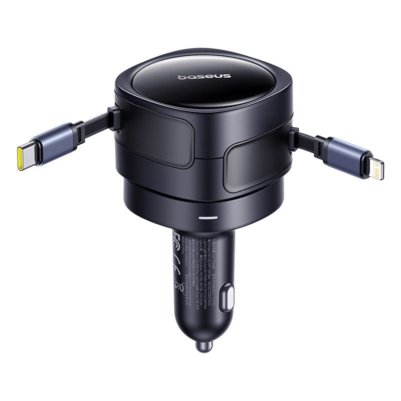 Baseus 60W Enjoyment Max Car Charger – 1 Year Warranty