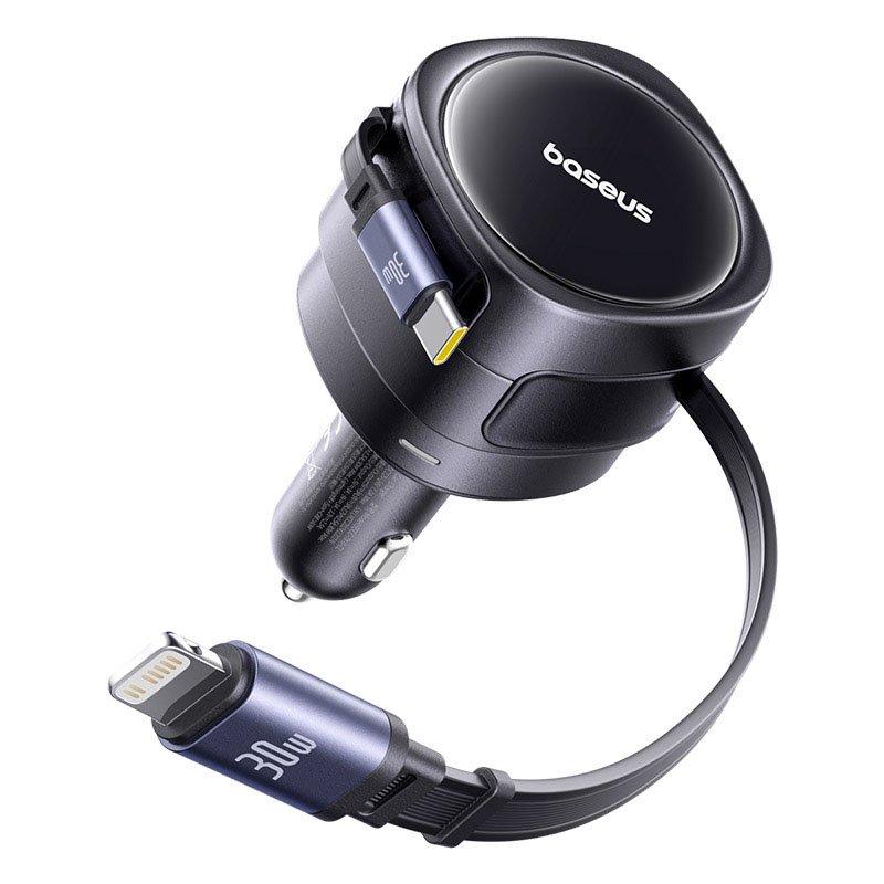 Baseus 60W Enjoyment Max Car Charger – 1 Year Warranty