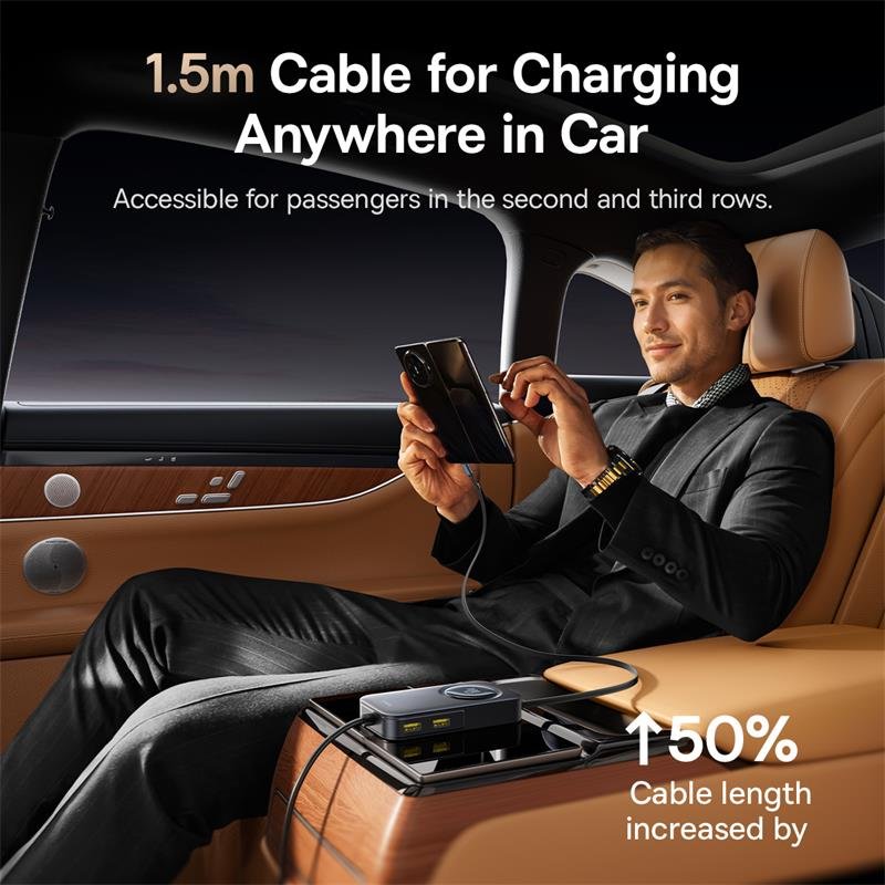 Baseus 60W PrimeTrip VW1 Car Charger – 1 Year Warranty