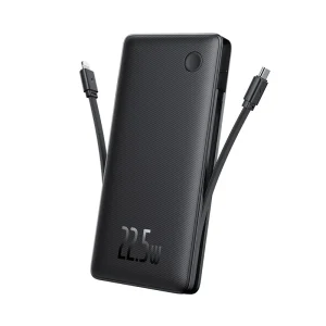 Baseus Airpow Lite 10000mAh 22.5W Power Bank Dual-Cable – 1 Year Warranty