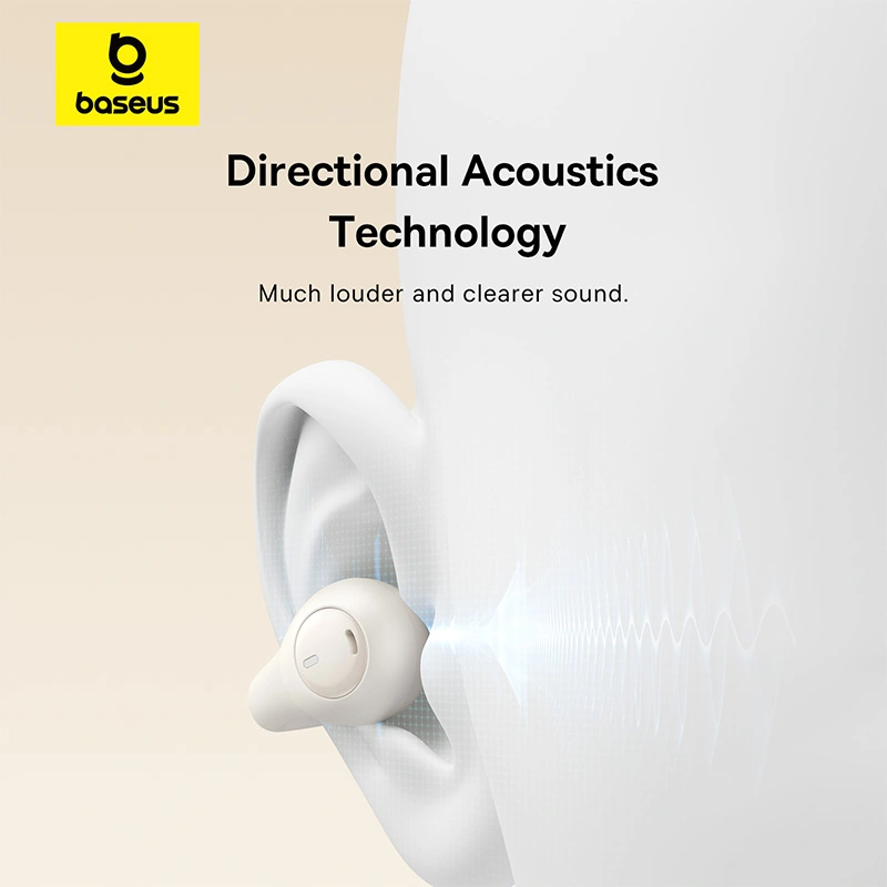 Baseus Bass 15 Clip Open-Ear True Wireless Earphones – 1 Year Warranty