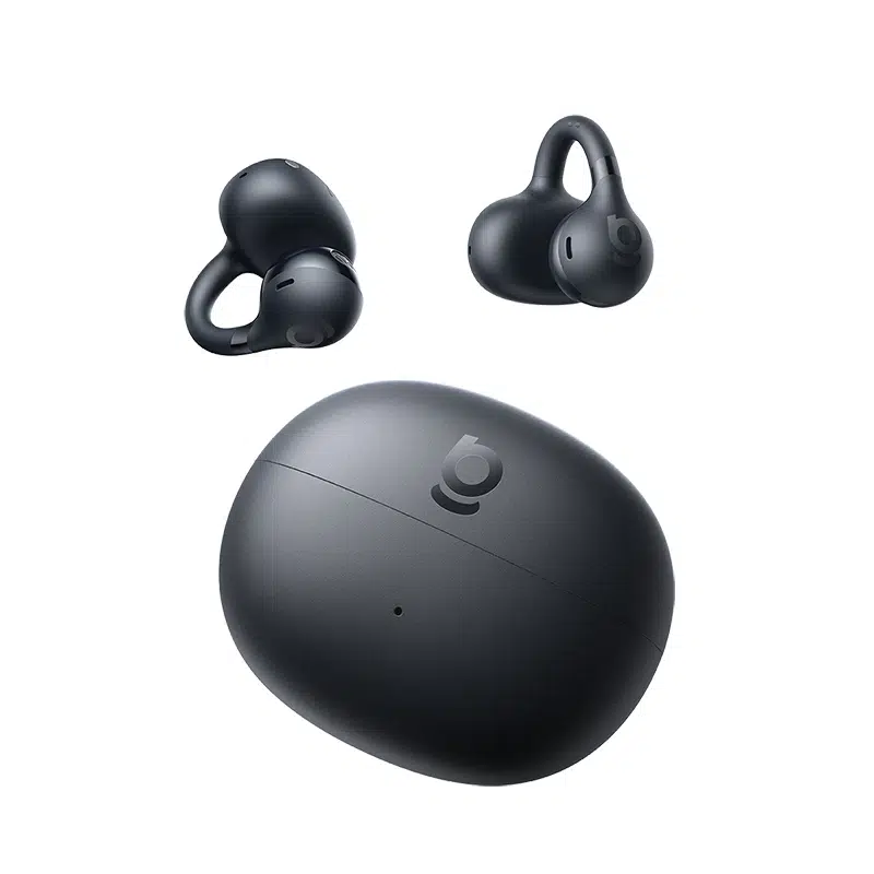 Baseus Bass BC1 Open-Ear True Wireless Earbuds (Clip-on Type) Cluster Black – 1 Year Warranty