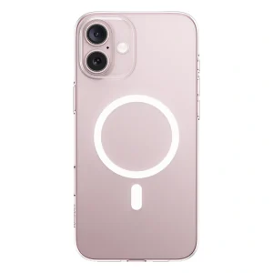 Baseus iPhone 16 Plus Crystal Series Magnetic Phone Case – Clear