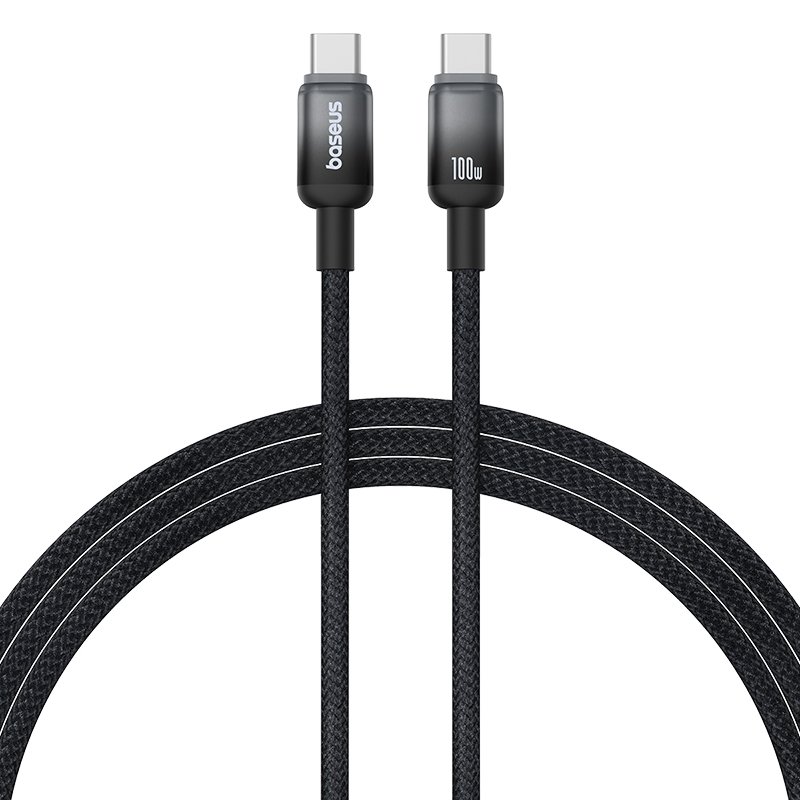 Baseus Discolor Series 1Meter 100W USB-C to USB-C Fast Charging Cable – 1 Year Warranty