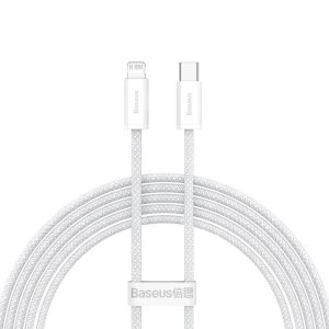 Baseus Dynamic Series 2M Fast Charging Data Cable Type-C to Lightning 20W White – CALD000102- 1 Year Warranty