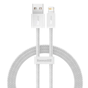 Baseus Dynamic Series 1 Meter 2.4A USB to iPhone Fast Charging Data Cable – 1 Year Warranty