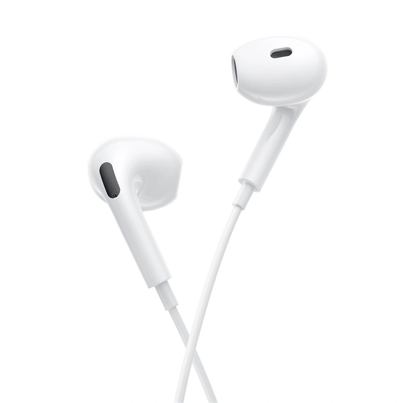 Baseus Encok HZ19 Wired Earphones – Moon White – 1 Year Warranty