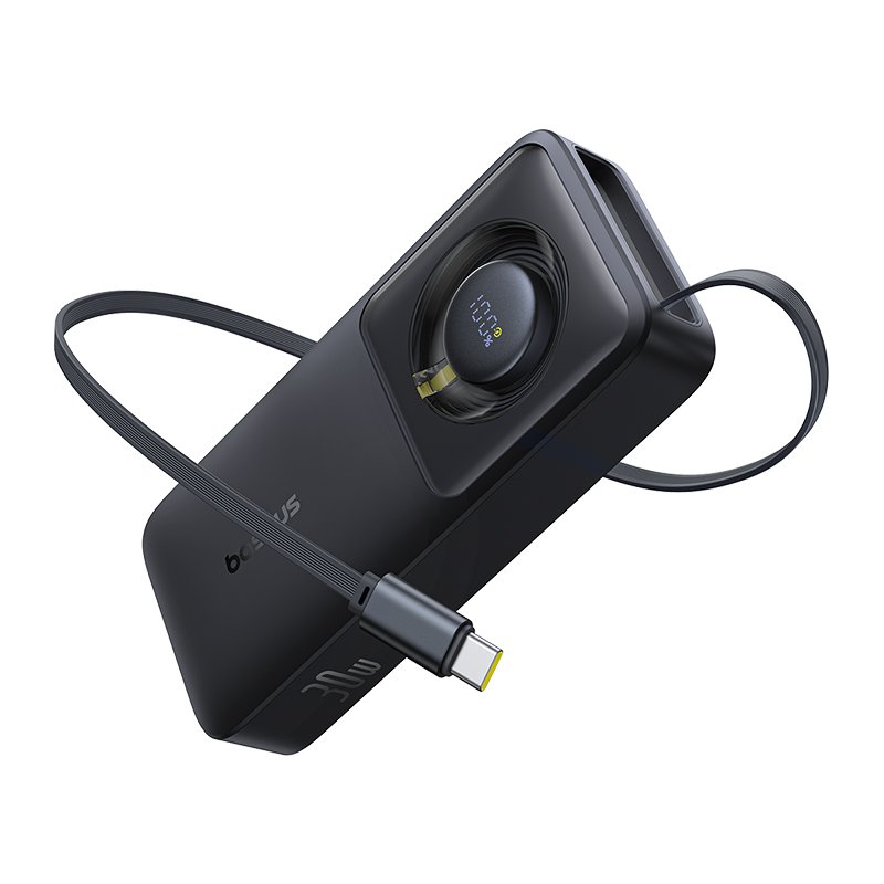 Baseus 10000mAh 30W Free2Pull Power Bank – 1 Year Warranty