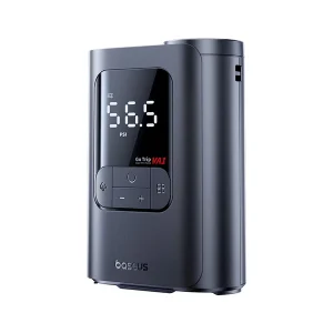 Baseus GoTrip VA1 Super Mini Wireless Inflator 19-Cylinder (Cosmic Black) – 1 Year Warranty