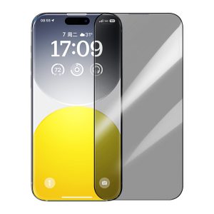 Baseus Iphone 16 Pro Privacy Protection Sapphire Series Tempered Glass Screen Protector