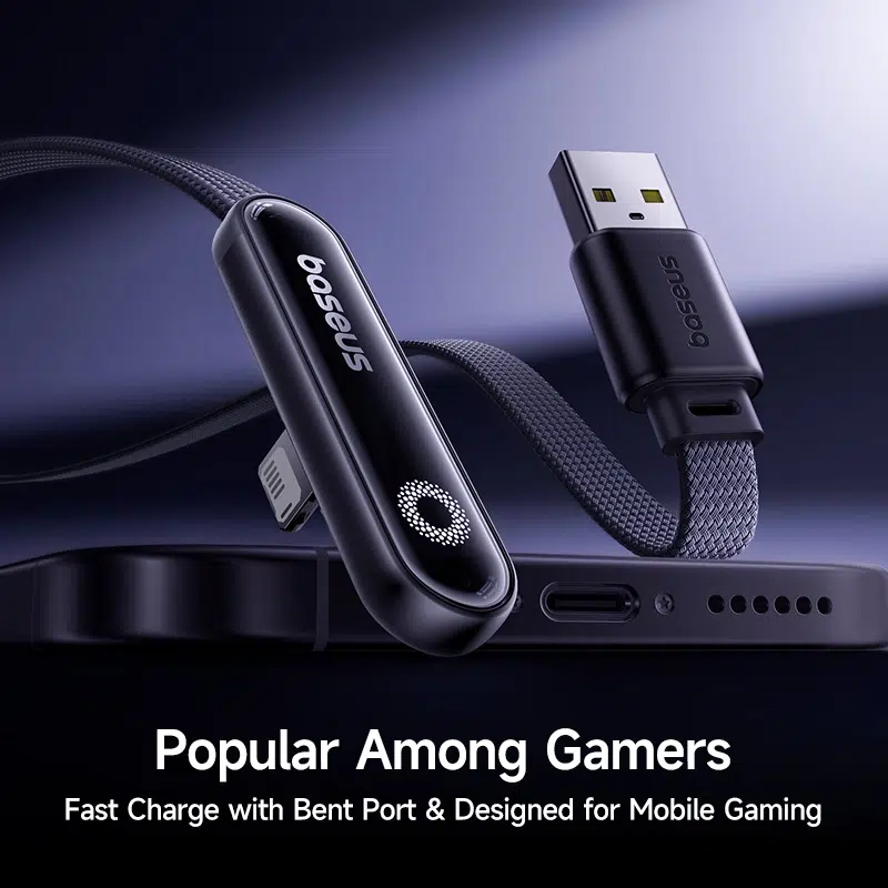 Baseus MVP 3 2.4A 2 Meter USB to Lightning Fast Charging Cable – 1 Year Warranty
