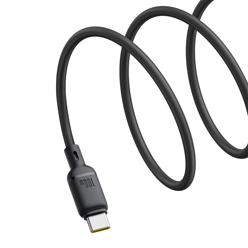 Baseus New Pudding Series 1.5Meter 100W Type-C to Dual Type-C Fast Charging Cable – 1 Year Warranty