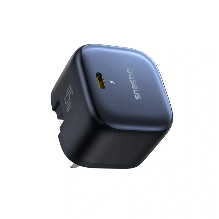 Baseus 45W PicoGo AE11 GaN 6 Type-C Fast Charger – Cosmic Black- 1 Year Warranty