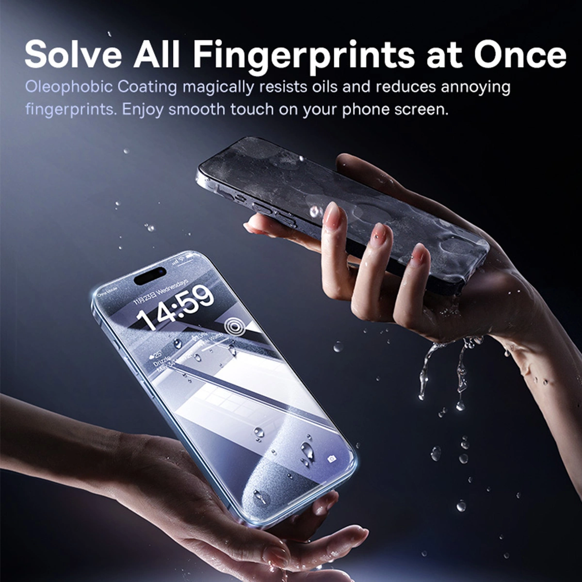 Baseus Superior Series Privacy Protection Tempered Glass Screen Protector for iPhone 14 Plus/13 Pro Max
