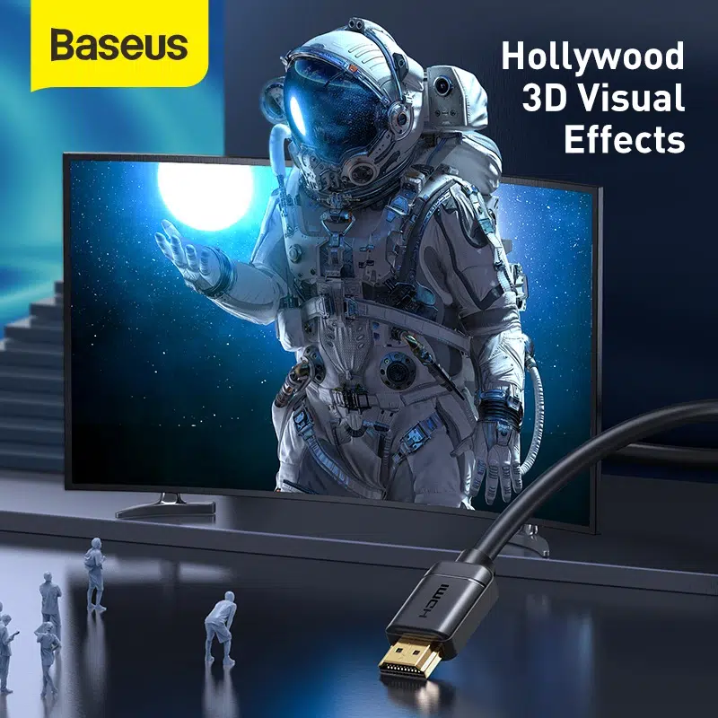 Baseus High definition Series 2 Meter HDMI To HDMI Cable – 1 Year Warranty