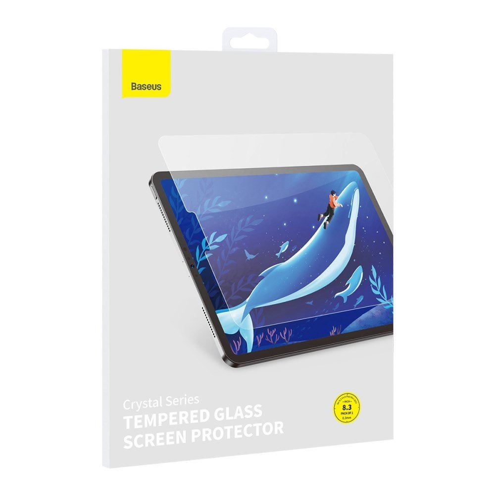 Baseus iPad Mini 2021 8.3-inch Crystal Series HD Tempered Glass Screen Protector