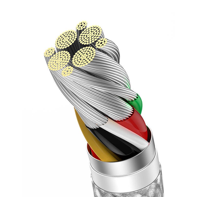 Baseus Dynamic Series 2M 100W Fast Charging Data Cable USB to Type-C White – CALD000702- 1 Year Warranty – 1 Year Warranty