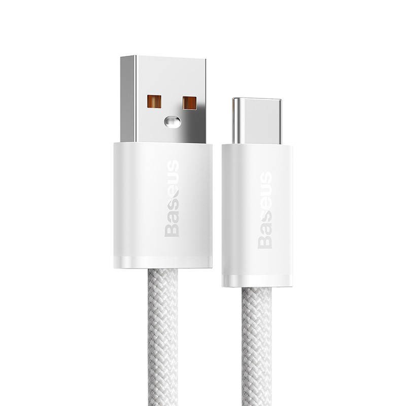 Baseus Dynamic Series 2M 100W Fast Charging Data Cable USB to Type-C White – CALD000702- 1 Year Warranty – 1 Year Warranty