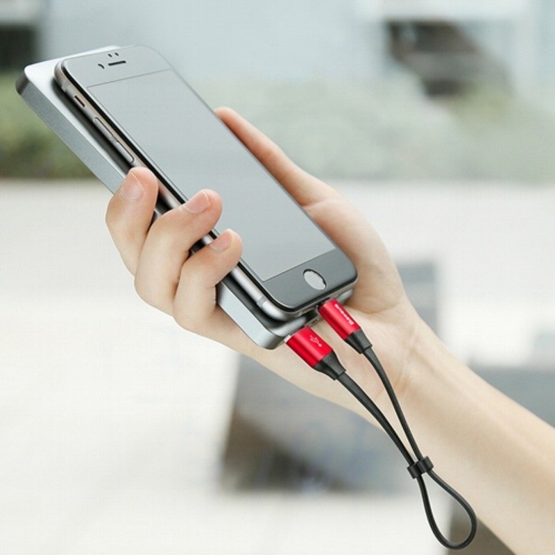 Baseus Nimble 23CM Short USB to Lighting Cable- 1 Year Warranty – 1 Year Warranty