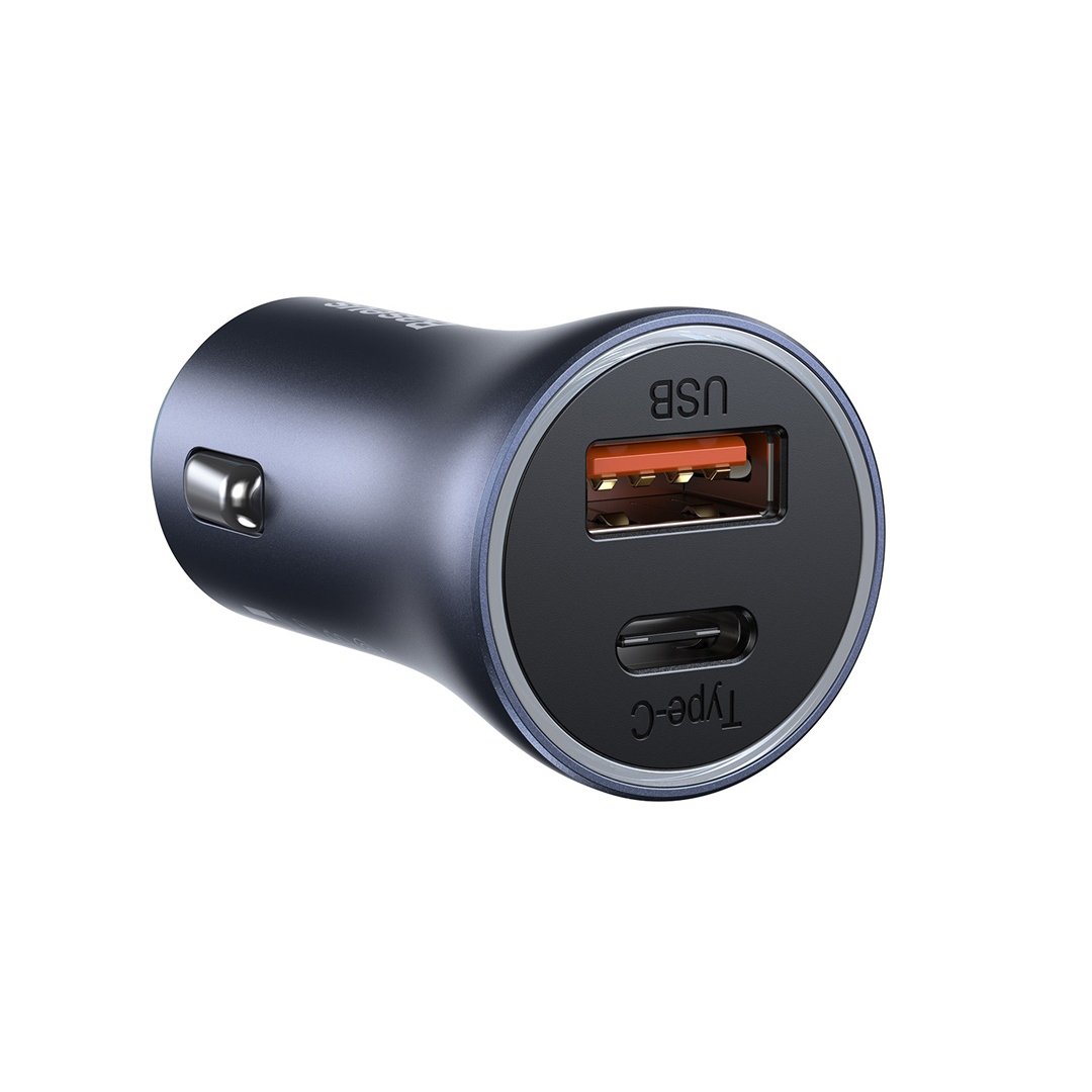 Baseus U+C 40W Golden Contactor Pro Dual Quick Car Charger – CCJD-0G- 1 Year Warranty