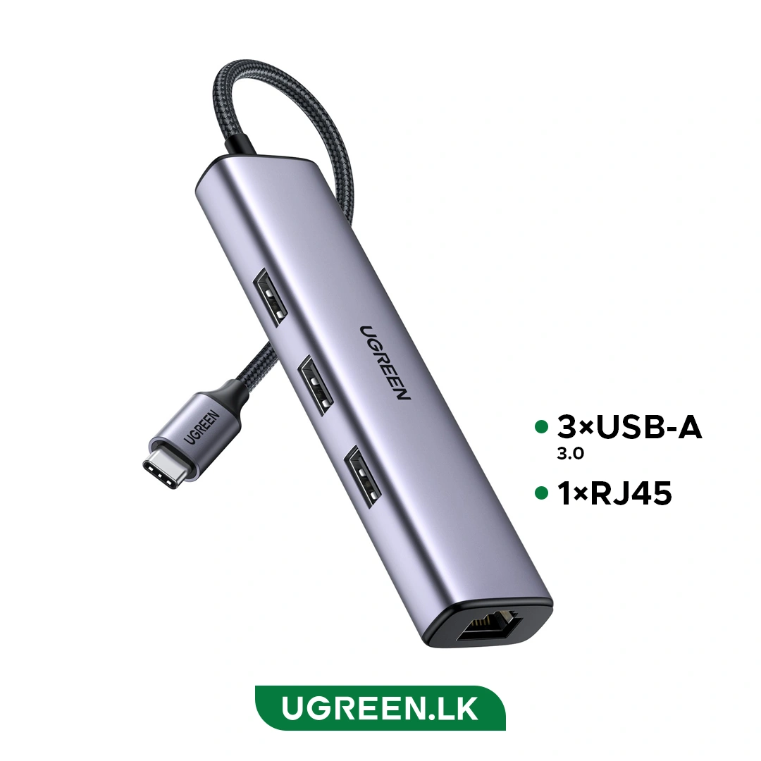 UGREEN 4 – Port Type-C Multifunction Hub – CM475 – 60600 – 18 Months Warranty
