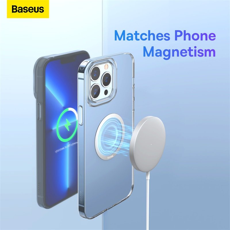 Baseus Halo Series Magnetic Metal Ring 2pcs/pack Silver – PCCH000012