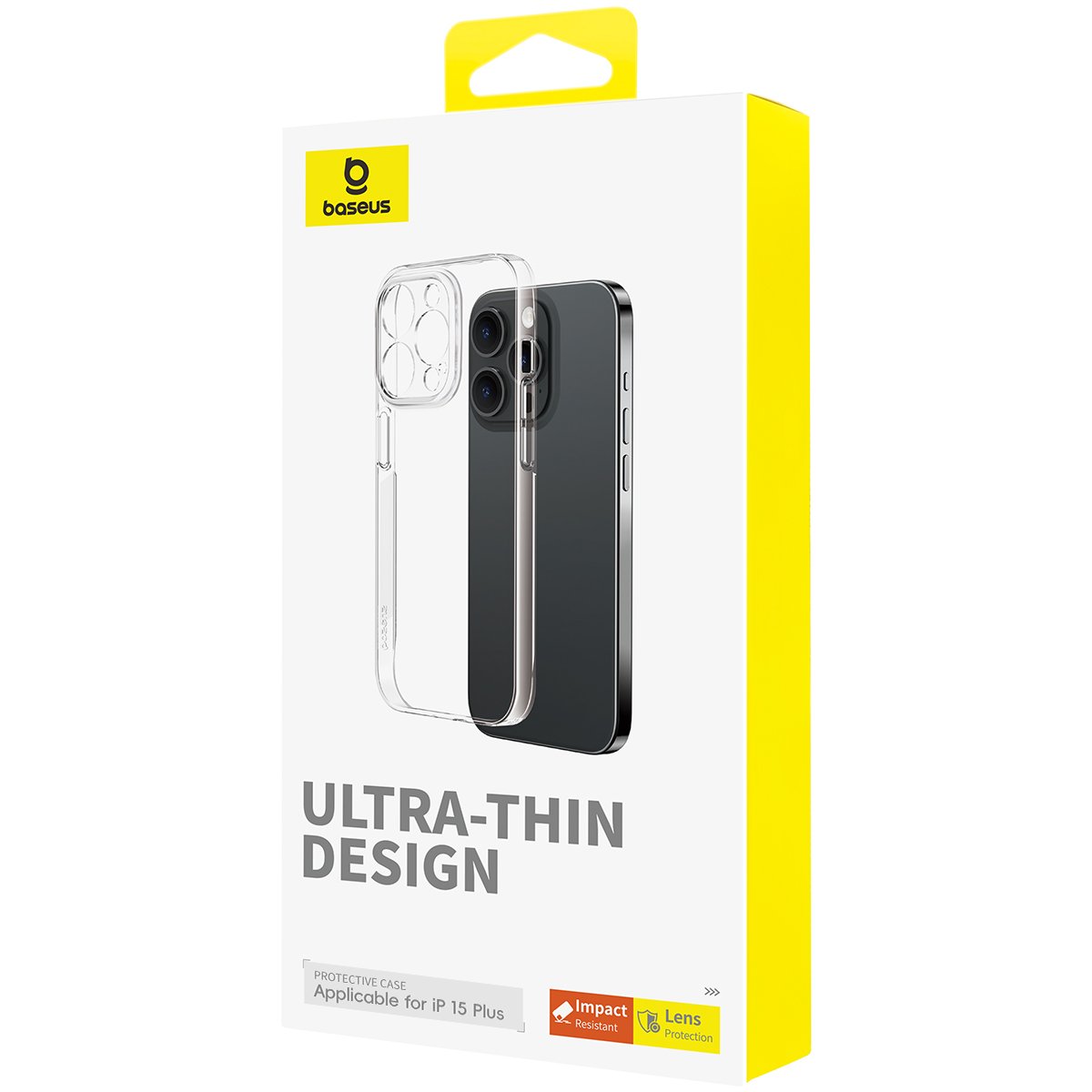 Baseus Lucent Series-iPhone 15 Plus Case-Clear Transparent-Ultra Thin Design Protective Case?- P60157204203-02