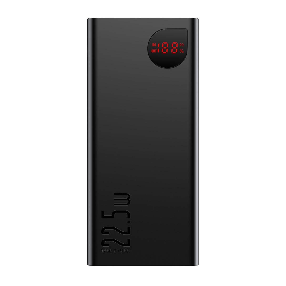Baseus 10000mAh 22.5W Adaman Metal Digital Display Quick Charge Power Bank- 1 Year Warranty – 1 Year Warranty