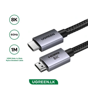 UGREEN 1 Meter 8K@60hz HDMI to HDMI Cable – HD171 – 25908 – 18 Months Warranty