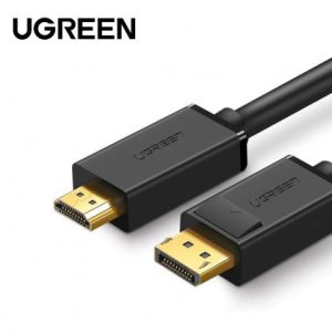 UGREEN 1 Meter 4K 30Hz DP Male to HDMI Male Cable – 10238 – 18 Months Warranty