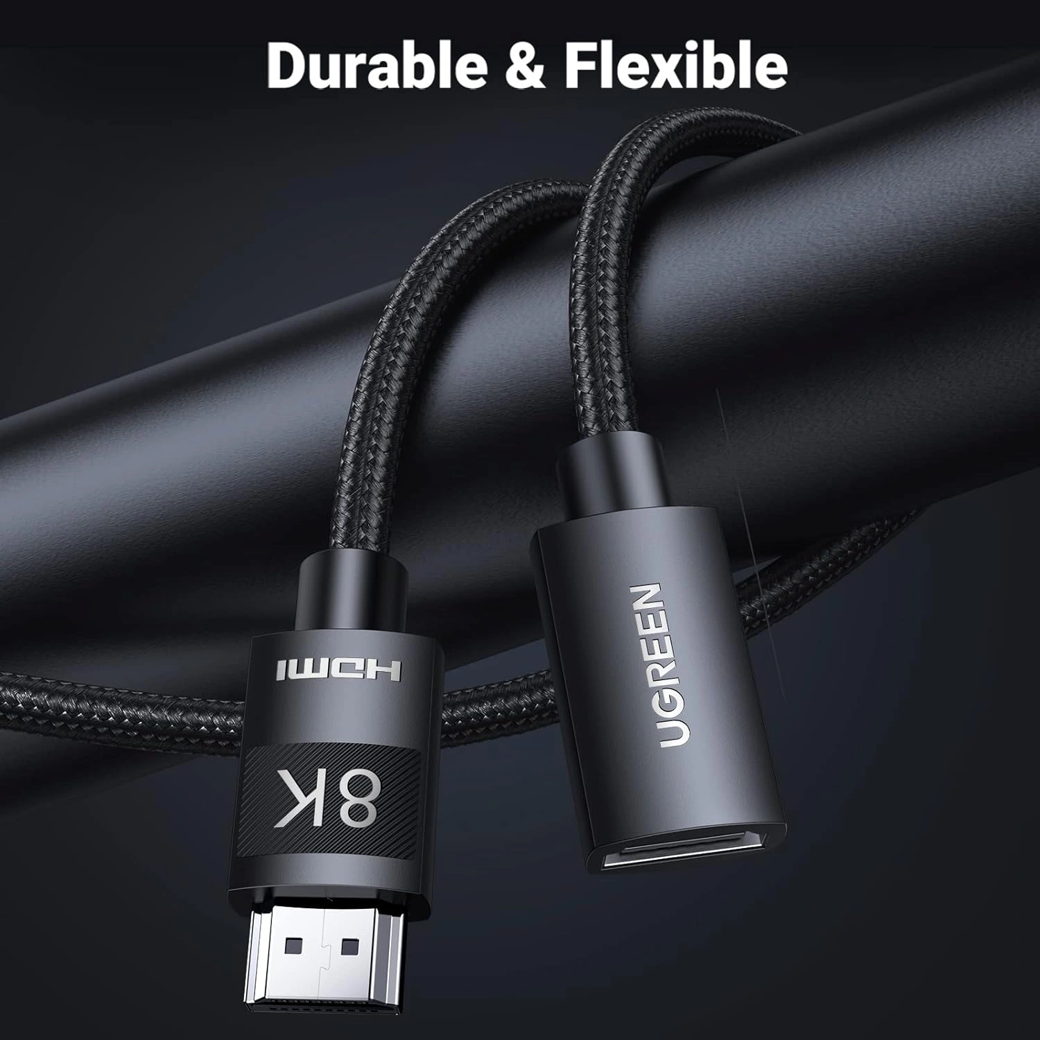 UGREEN 1 Meter HDMI 8K@60hz Extension Cable – HD151 – 40447 – 18 Months Warranty